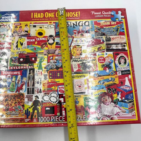 White Mountain I HAD ONE OF THOSE! by Charlie Girald 1000 Large Toy Piece Puzzle - Picture 16 of 16